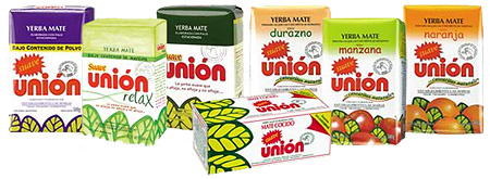 Ukázka výrobků Yerba maté Unión